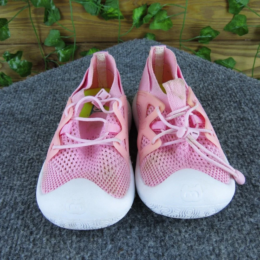 BM City Baby Sneakers‎ Pink Size 16 Mesh Hook & Loop Soft Sole
